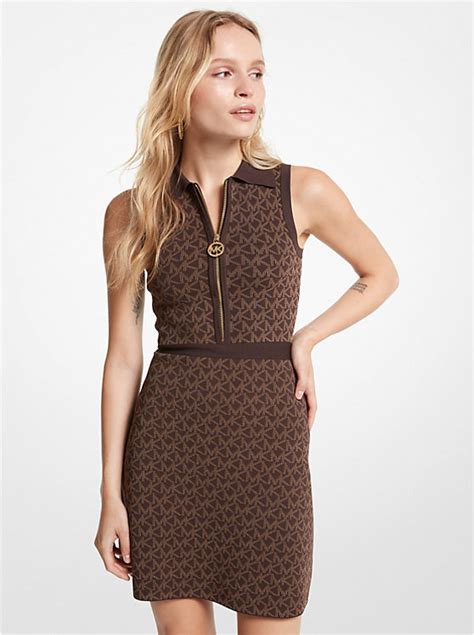 michael michael kors logo jacquard polo dress|Logo Jacquard Polo Dress .